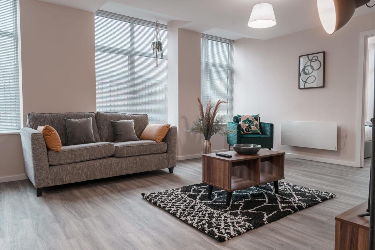 Contemporary 2 Bed Manchester Apartment - Sleeps 4 ภายนอก รูปภาพ